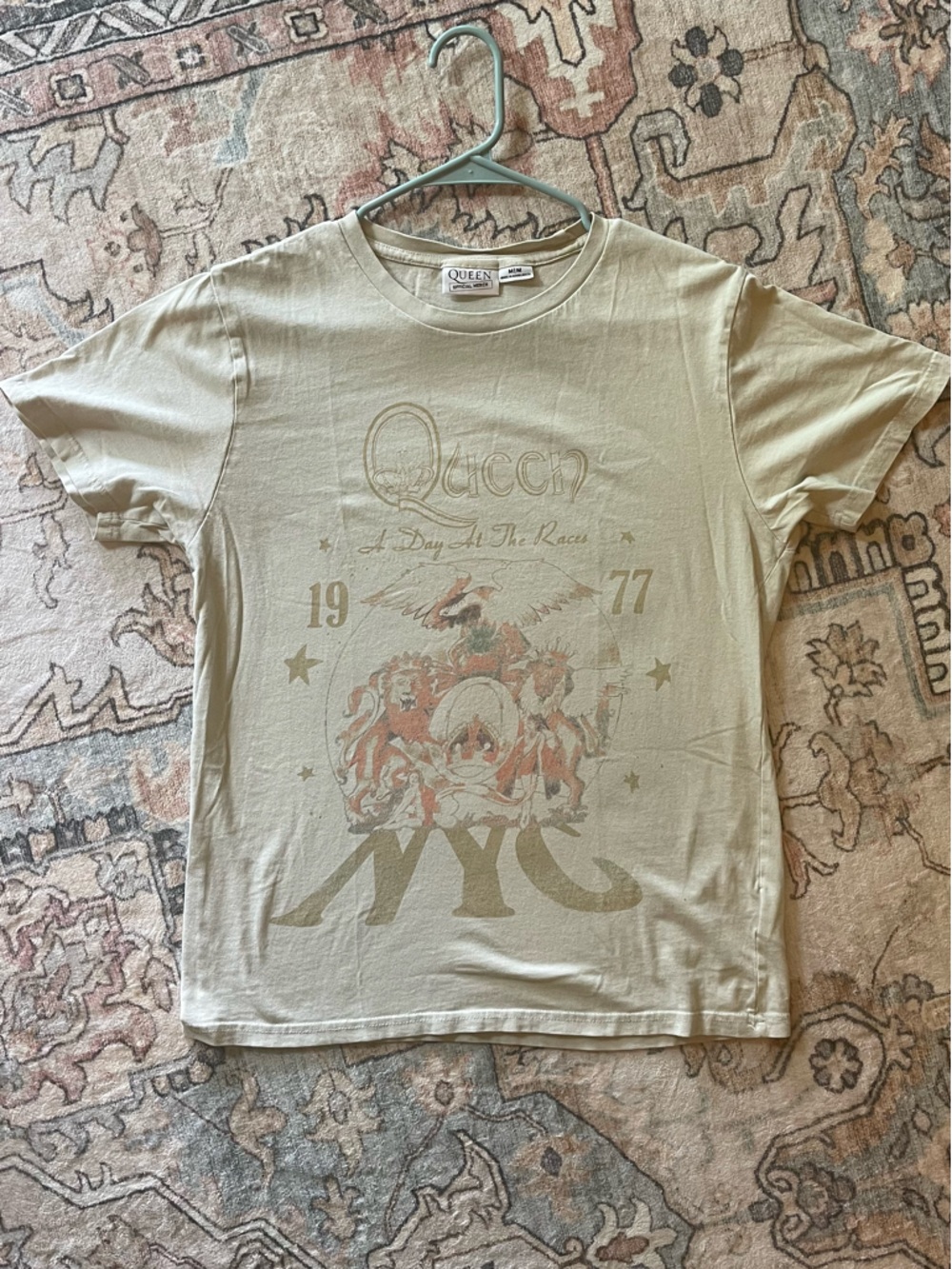 Queen Official Merch Cream Graphic Tee